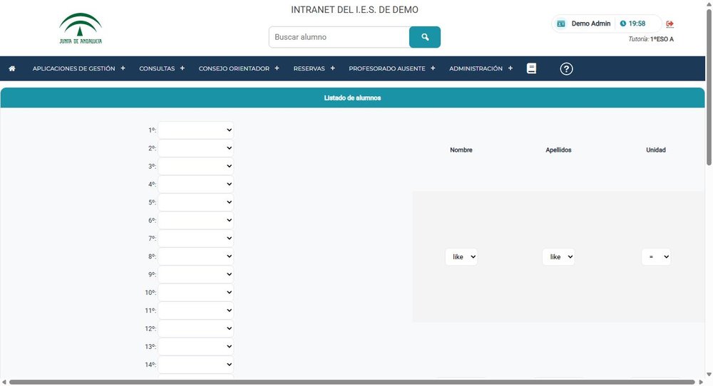 Consulta de listados varios